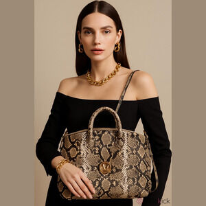 Valentino Snakeskin Satchel